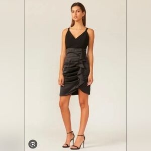 Adelyn Rae Black Sleeveless Sheath Cocktail Party Dress Size S.